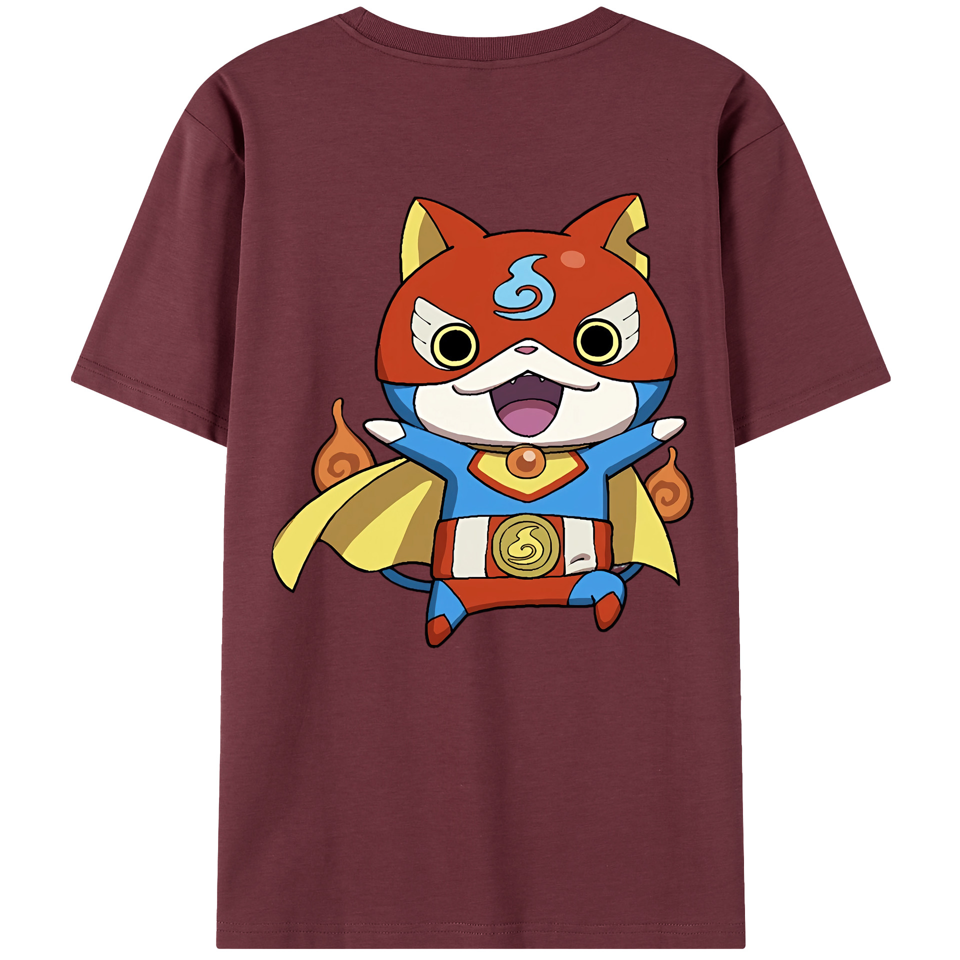 （画像用） 妖怪ウォッチ Yo-kai Watch 綿100％半袖Tシャツ（背面プリント）